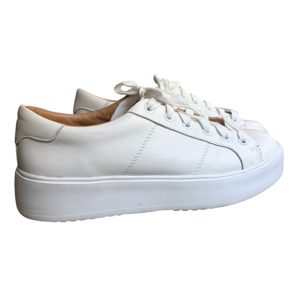 Greats Waverly White Leather Platform Sneaker Womens US 8 EU 38 EUC